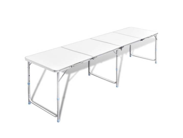 #MEUBLE#7562Super Table de camping pliante - Table de reception pliante 4-6 personnes - Table Pique-Nique Table de Jardin en