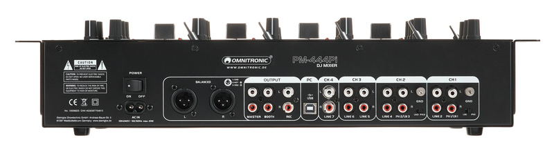 Omnitronic PM-444Pi nero