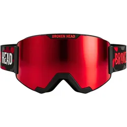 Broken Head MX-Brille Magnetic-Regulator Rot Verspiegelt