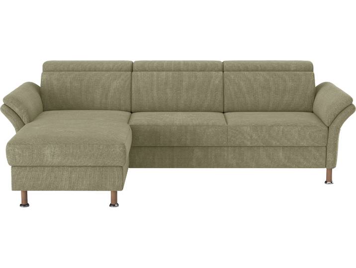Ecksofa GOODPRODUCT Calypso L-Form , grün, B:260cm H:85cm T:172cm, 100% Polyester, Sofas, Ecksofa, mit motorischen Funktionen im Sofa und Recamiere
