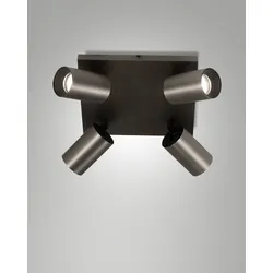 Fabas Luce Flores Deckenleuchte 3801-84-115 Schwarzchrome IP20