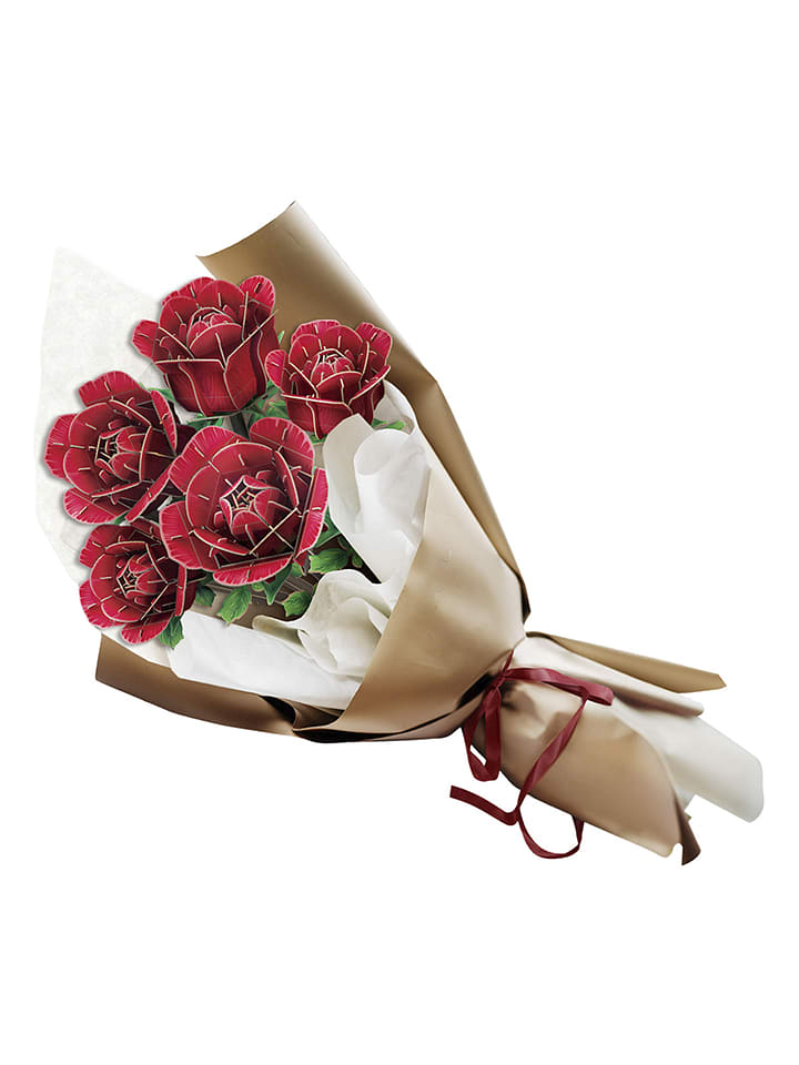 MGM 312tlg. 3D-Puzzle "Blumen-Bouquet "Rosen" - ab 8 Jahren - onesize