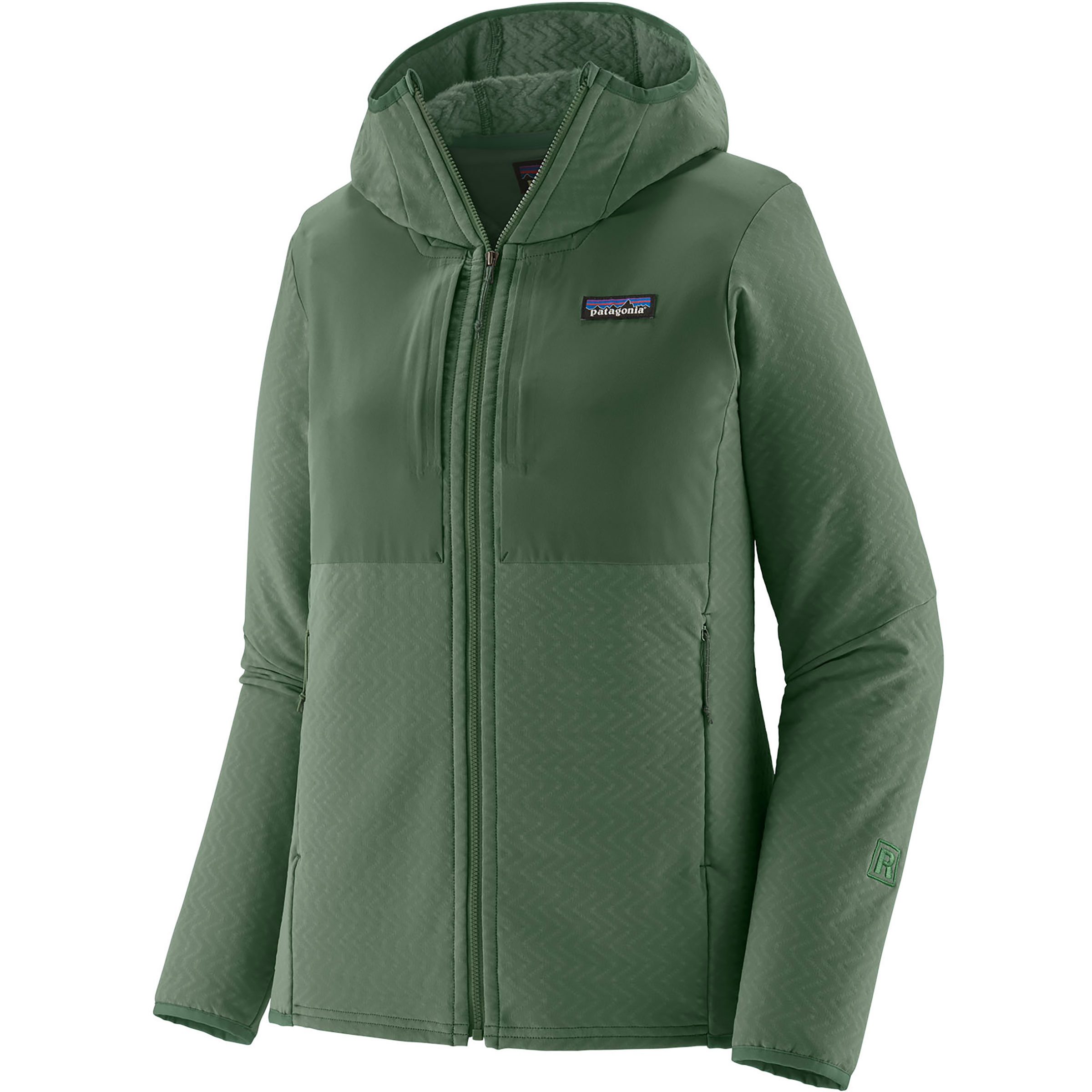 Patagonia R2 CrossStrata Damen Softshelljacke gruen Größe M Camping Windabweisend Wasserabweisend