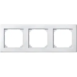 Merten 462319 M-SMART-Rahmen, 3fach, polarweiß