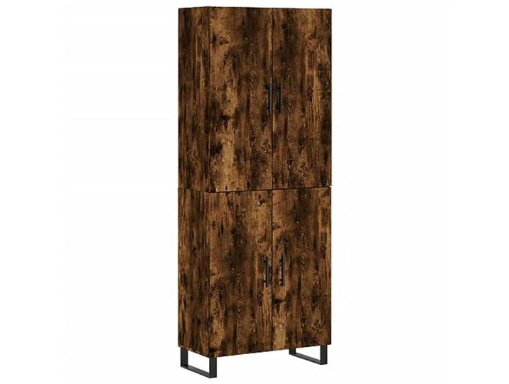 vidaXL Highboard Räuchereiche 69,5x34x180 cm Holzwerkstoff