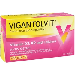 Vigantolvit Vitamin D3 K2 Calcium 60 ST