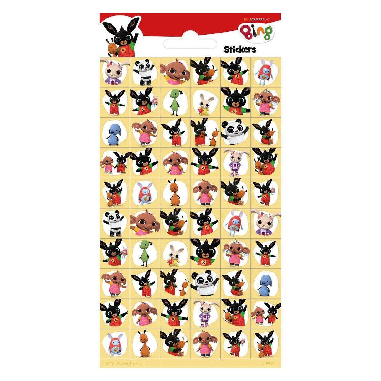 Totum Aufkleberblatt Bing (60 Sticker) (20110436)