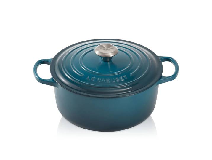 Le Creuset Le Creuset Signature Bräter rund 4,2 l Deep Teal