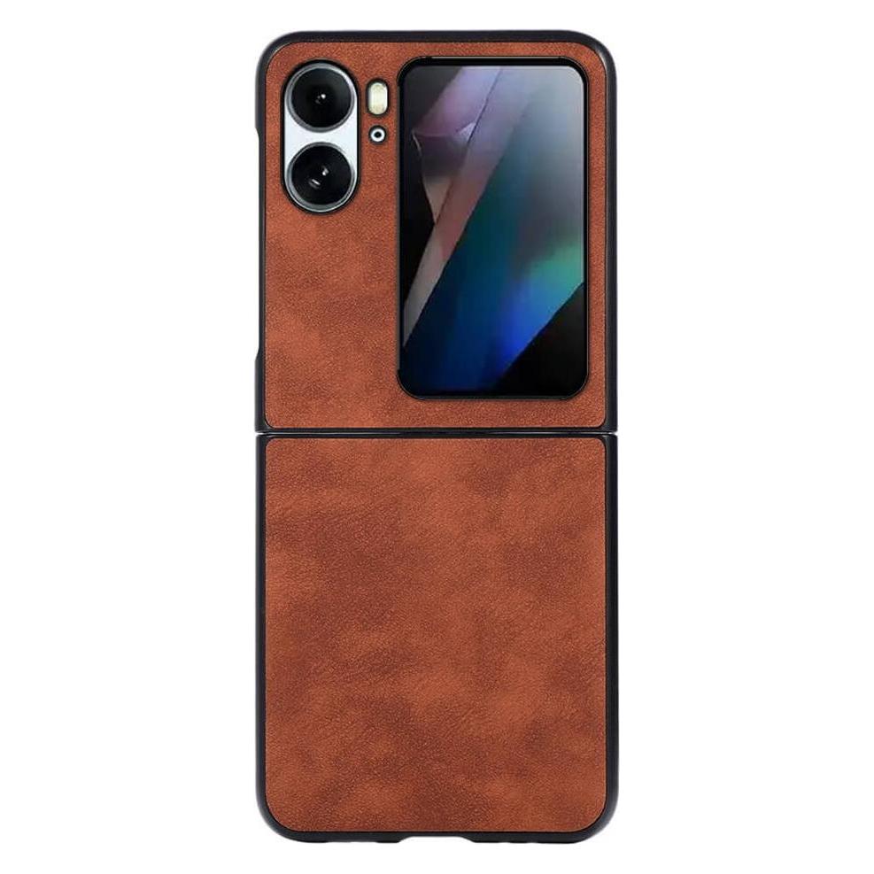 Cover-Discount OPPO Find N2 Flip - Hybrid Schutzhülle braun (Oppo Find N2 Flip) (660130032D)