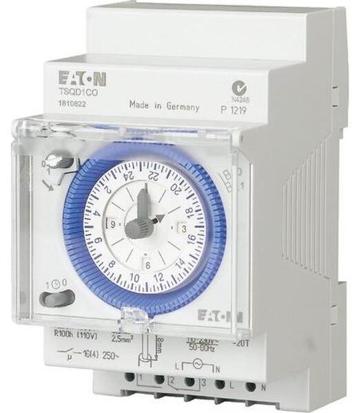 Eaton analoge tijdklok met dagprogramma, 1 kanaal (TSQD1CO)