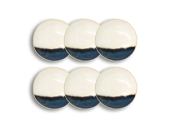 Lot de 6 coupelles en grès blanc 20cm