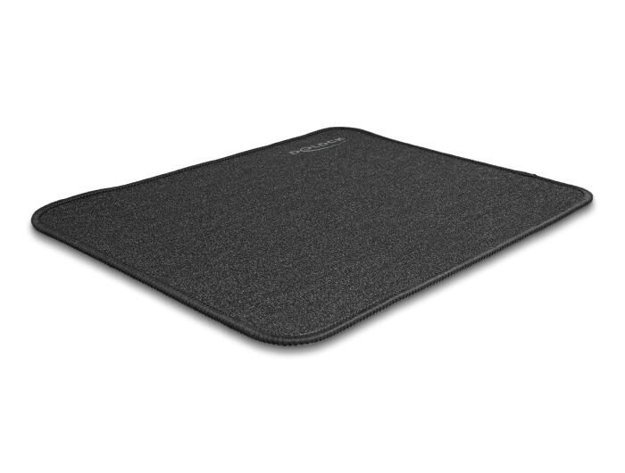 DeLOCK Mauspad Glitzer-schwarz 300 x 245 mm 12112