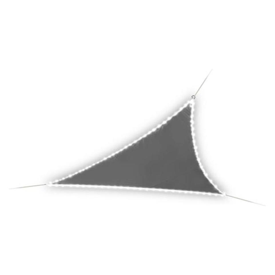 Perel Sonnensegel - Dreieckig (360 x 360 cm) (GSST36MLEDSPA)
