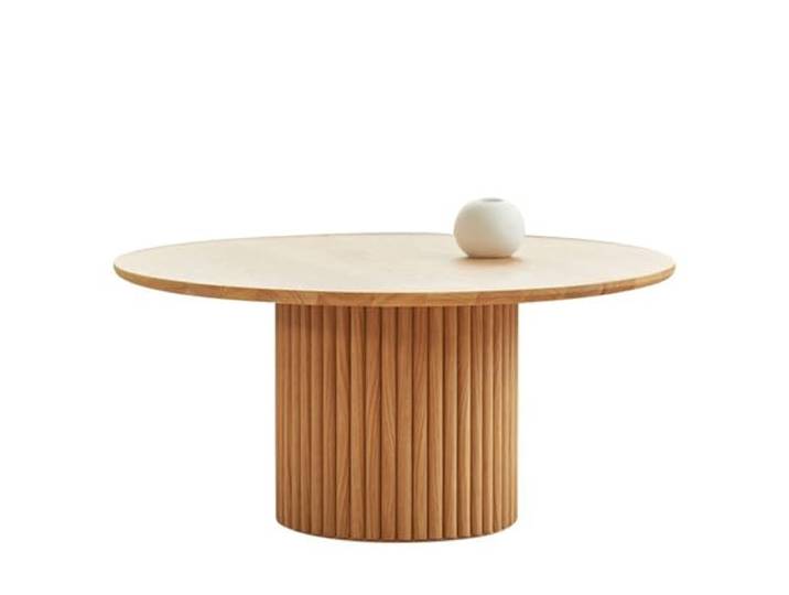 ksjdieunf Couchtisch Couchtisch, hochwertiger im Holzstil, minimalistischer runder Kleiner for kleine Wohnungswohnzimmer Tische for Wohnzimmer(A)