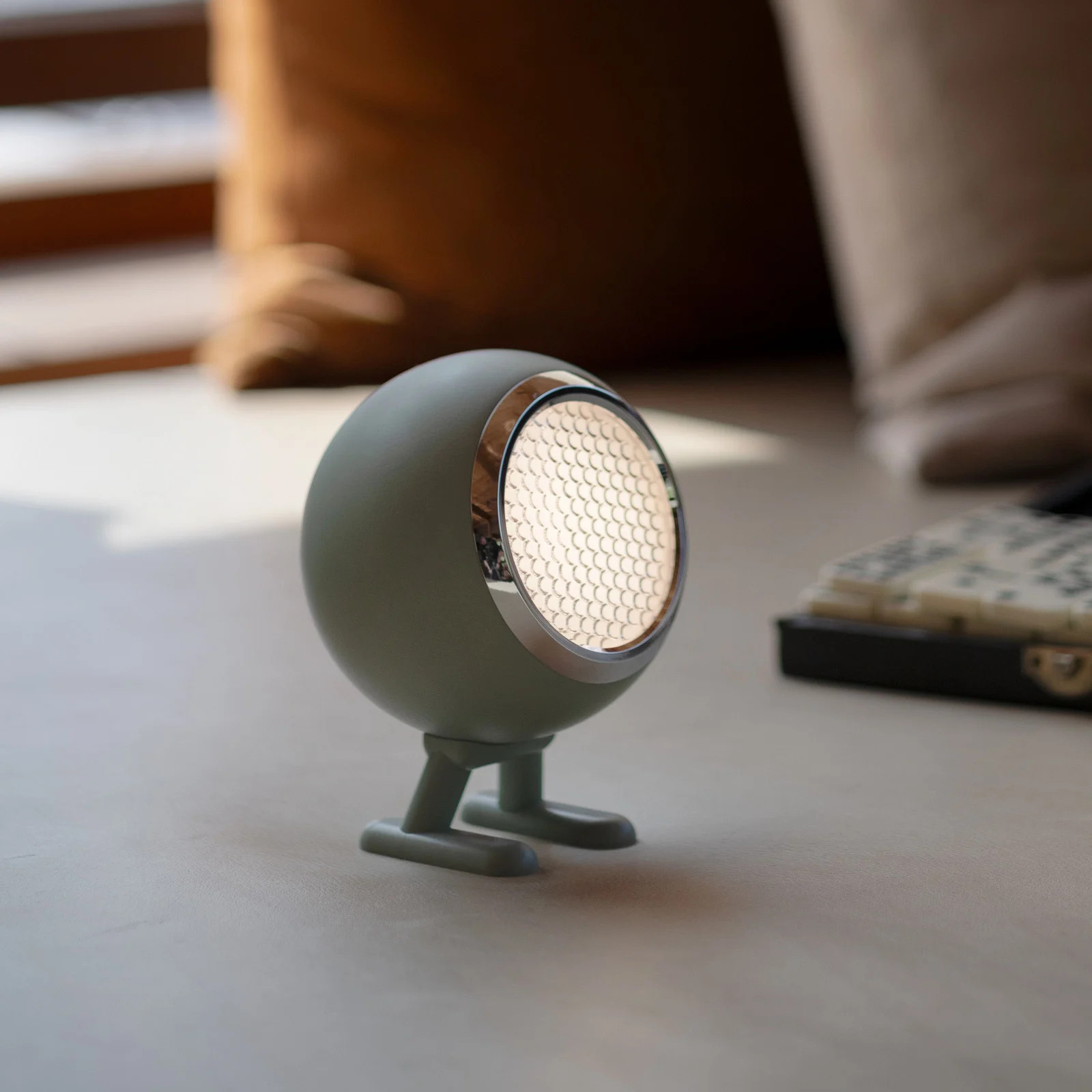 MR. WATTSON Norbitt 3.0 LED-batterijlamp, Groen, Aluminium, Bolvormig