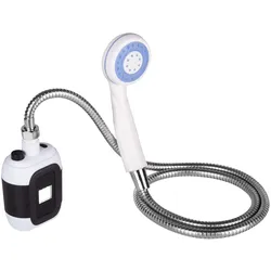 Haushalt International Camping Dusche mit Pumpe Schlauch und Duschkopf aufladbar 60374