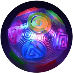 Johntoy Crazy Flashing Rainbow Bounce Ball mit Licht