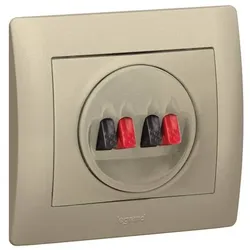 Legrand 771425 Abdeckung HIFI Lautsprecher 2-fach Galea titanium