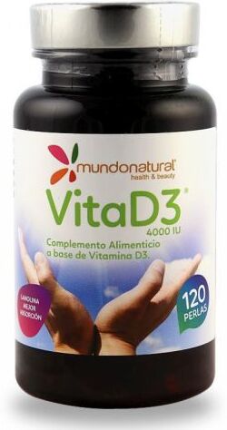 Mundo Natural Vita D3 4000 IU 120 pearls