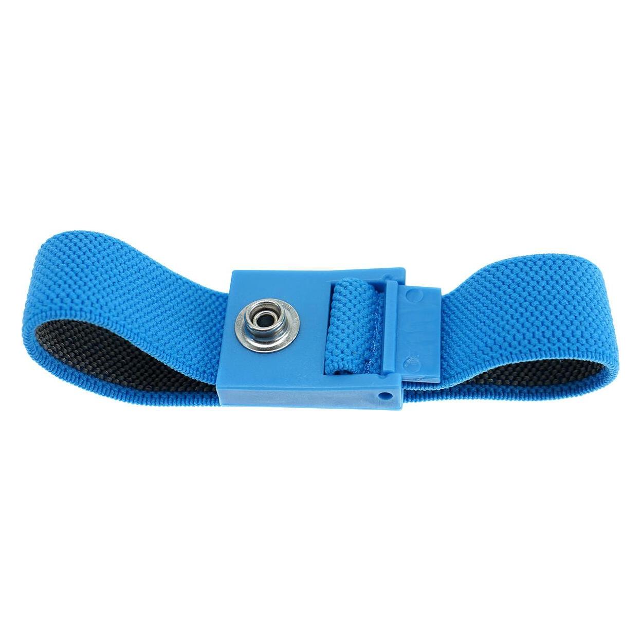 Top Swede ESD-Armband Stoff, 7 mm DK Druckknopf, hellblau (Statikschutz) (SG-AB-7DK-HB-220MM)