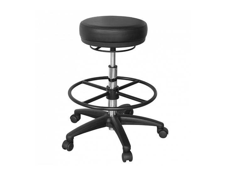 Drehhocker Blasdorf Ø 60cm Schwarz