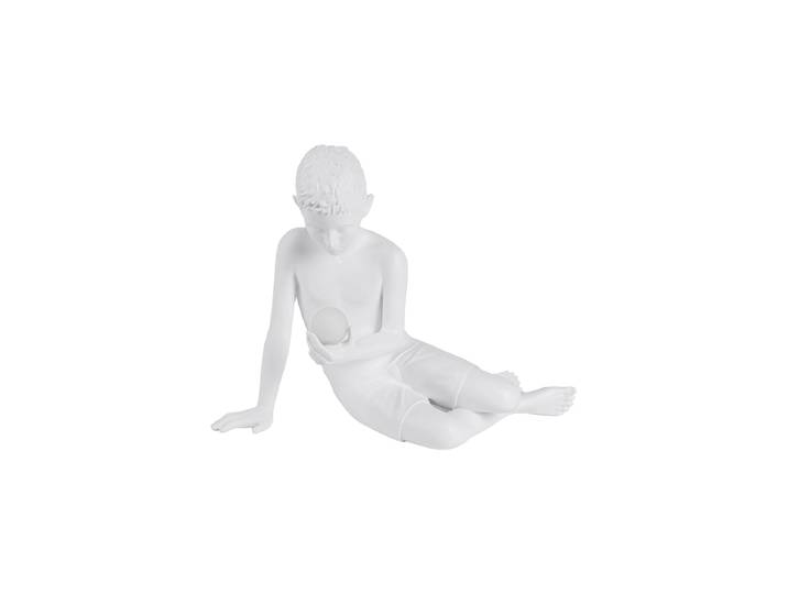 Dimmbare LED Design Tischlampe „Innerglow Boy“ Weiss Seletti