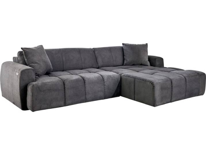 Ecksofa MATERA 288 x 202 cm Grau