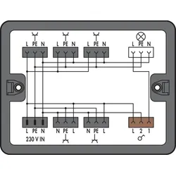 Wago 899-631/478-000 Verteilerbox,Ausschaltung,1 Eingang,schwarz 899631478000