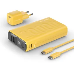 ULTRON Powerbank RealPower PB-20000 Power Pack gelb