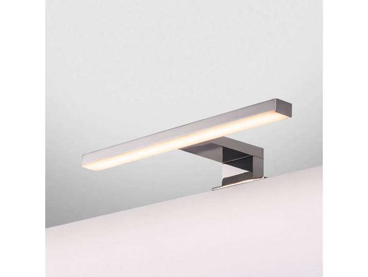 SLV Wandleuchte Dorisa 30, chrom / silber, für Badezimmer, Aluminium, Modern