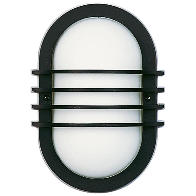 Ovalla Albert wandverlichting zwart