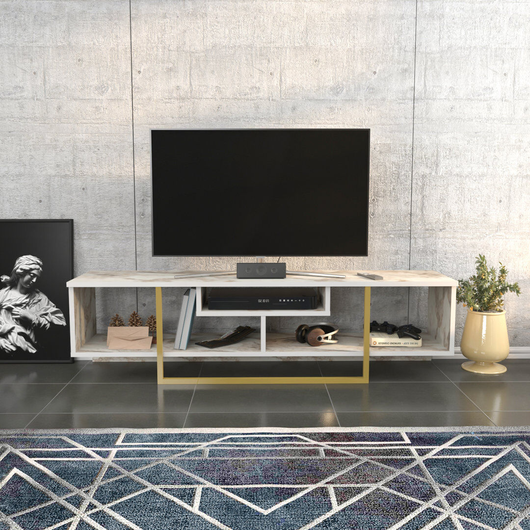 Zipcode Design Belora TV Stand for TVs up to 65" Ephesus/Gold 65"