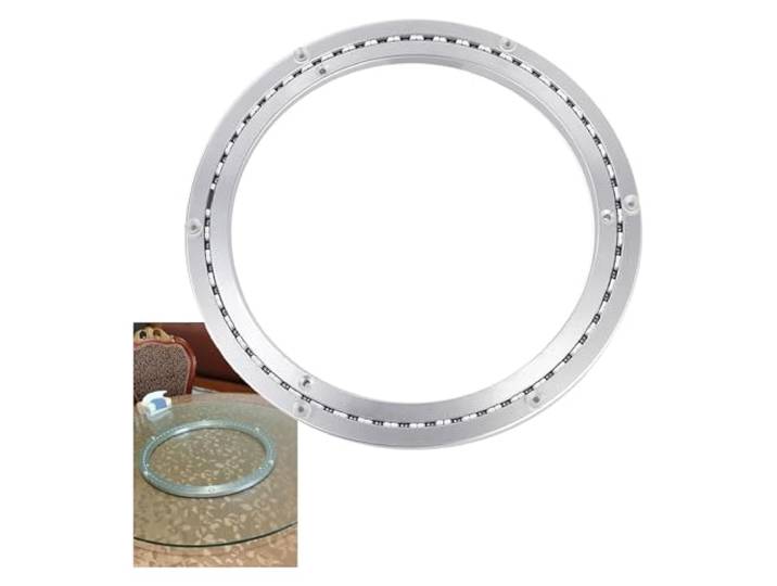 Esstisch-Drehplatte, TV-Display-Drehteller-Basislager, große, geräuschlose(20 inches (500mm))