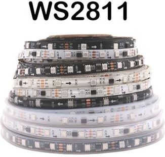 Uplift Picks Dynamic Addressable RGB LED Strip For Custom Smart Lighting Projects Anywhere c black Pcb 1m 144 Ip67