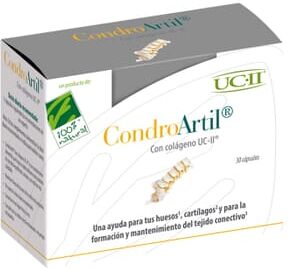 Cien Por Cien Natural CONDROARTIL CON COLÁGENO UC-II 30 Caps