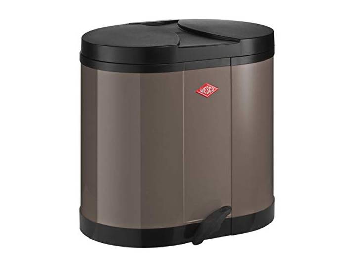 Wesco, Metall, Öko-Sammler 170 - 2 x 15 Liter warm grey