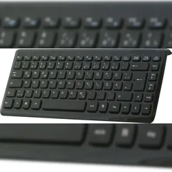 Perixx Periboard-407 USB Tastatur Deutsch, QWERTZ Schwarz