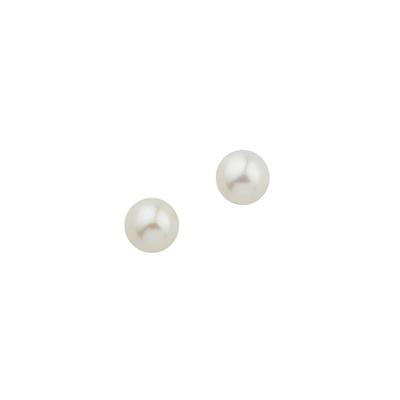 Paar Ohrstecker FIRETTI "Schmuck Geschenk Silber 925 Ohrschmuck Ohrringe in mehreren Größen" Gr. 5, weiß (silberfarben, weiß), Ohrringe, Damen, 5, Perlen Silber 925 (Sterlingsilber), Perlen, Silber 925 (Sterlingsilber), mit Süßwasserzuchtperle
