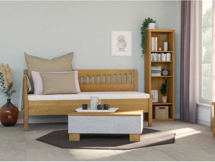 Sofabett „Stefanie“ Eiche 80 x 200 cm Massivholz Eiche