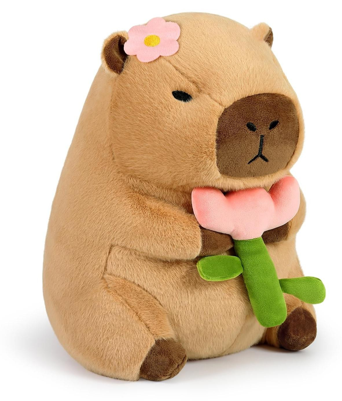 Schattige Capybara pluche knuffel, 35 cm