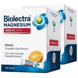 Biolectra® MAGNESIUM 400 mg ULTRA Direct Doppelpack 2X100 St