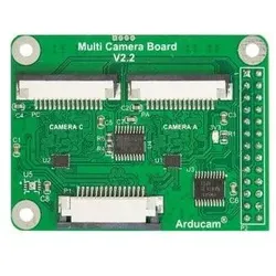 Arducam Multi Camera Adapter Module (Accommodate up to four 5MP or 8MP Raspberry Pi cameras), Entwicklungsboard Zubehör