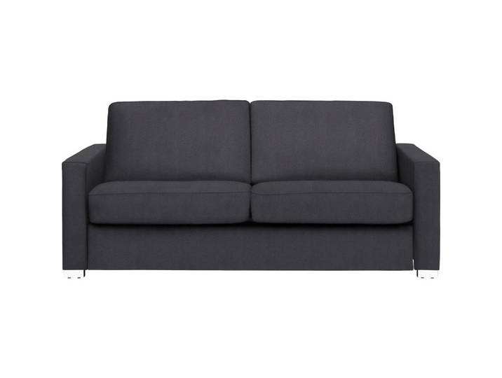 Novel Schlafsofa, Dunkelgrau, Metall, 2-Sitzer, 188x86x97 cm, Stoffauswahl, Schlafen auf Sitzhöhe, Rücken echt, Kinderzimmer & Jugendzimmer, Jugendmöbel, Jugendsofas