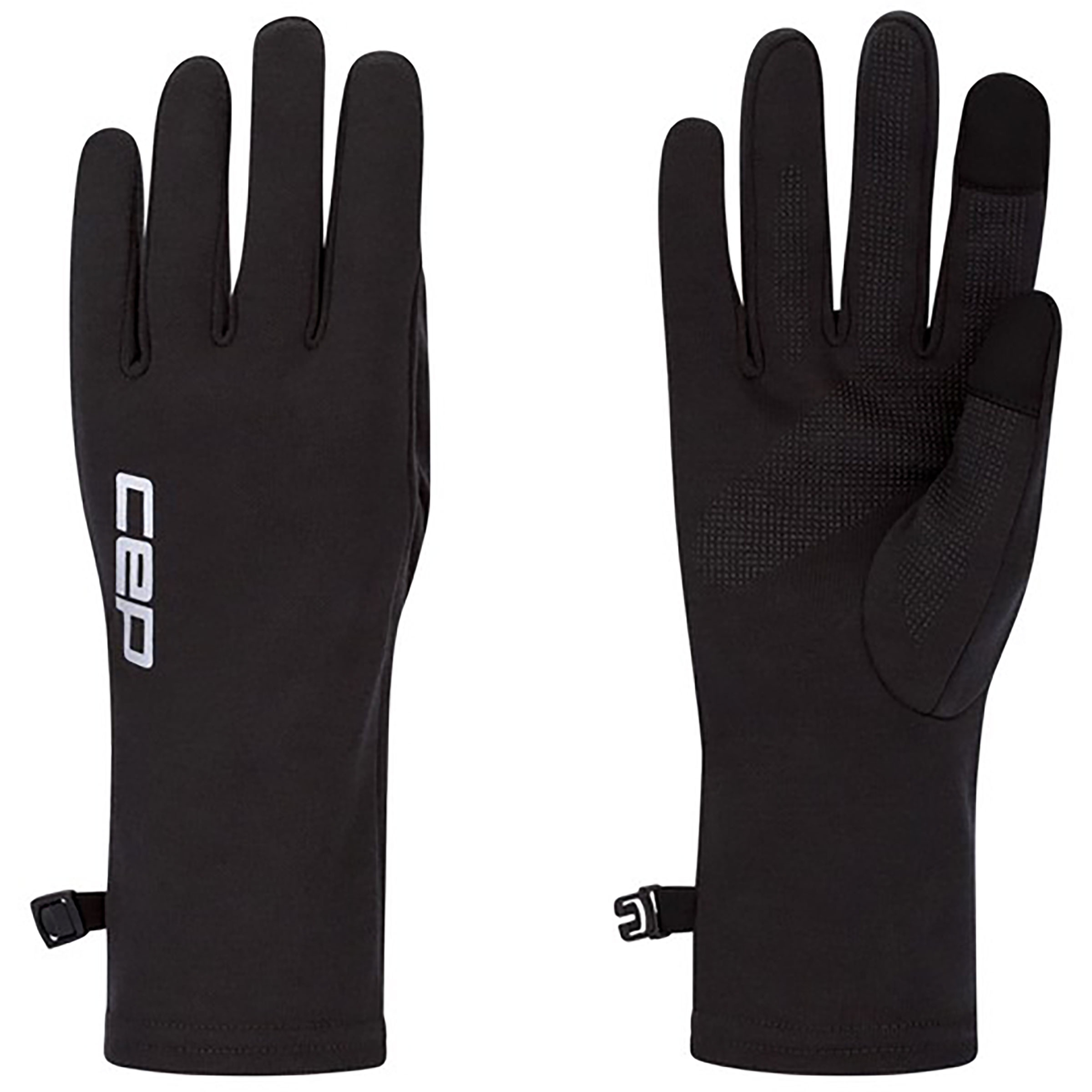 CEP Core Run Merino Fingerhandschuhe schwarz Größe L Laufen | Trailrunning Windabweisend Merinowolle