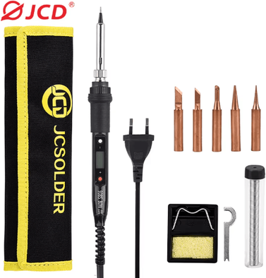 Inspire Picks JCD 80W Digital Soldering Iron With LCD Display & Adjustable Temperature white 80w 110v us