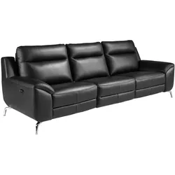 AC ANGEL CERDA Angel Cerdá  3-Sitzer Leder Relaxsofa schwarz 6194C