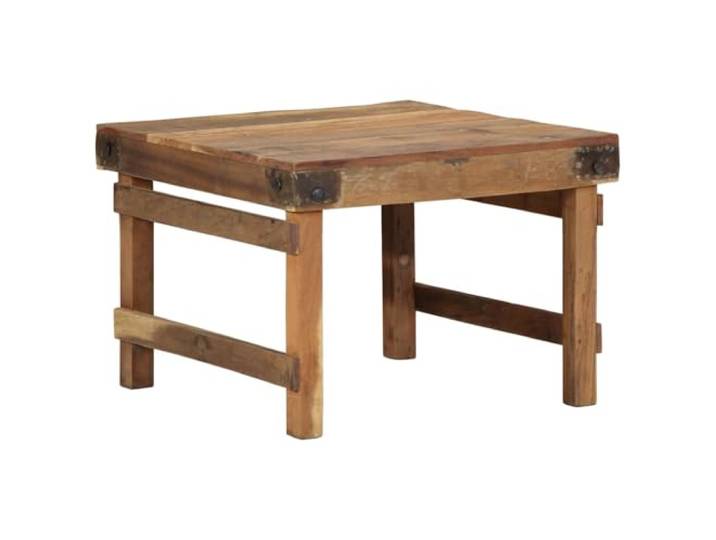 HKLGBVCR Couchtisch aus Massivholz, 60 x 55 x 40 cm