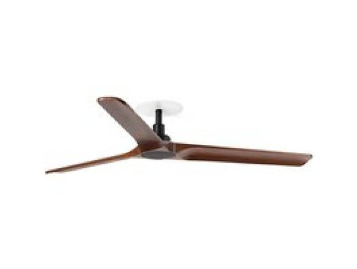 HEYWOOD RECESSED LED L Ventilateur noir/noyer Wall Control