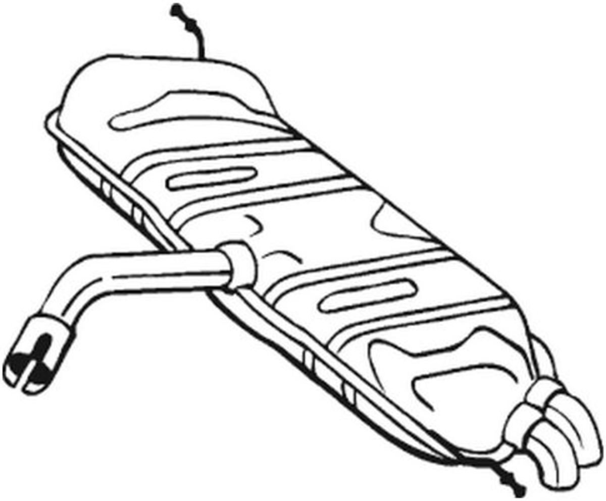 Endschalldämpfer BOSAL 233-723