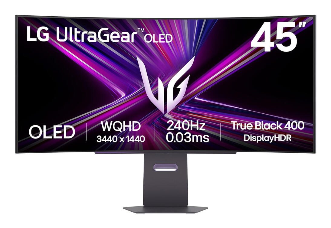 LG Electronics LG 45GX900A-B Wide Quad HD Curved Gaming Display 113 cm (44.5') 45GX900A-B.AEU